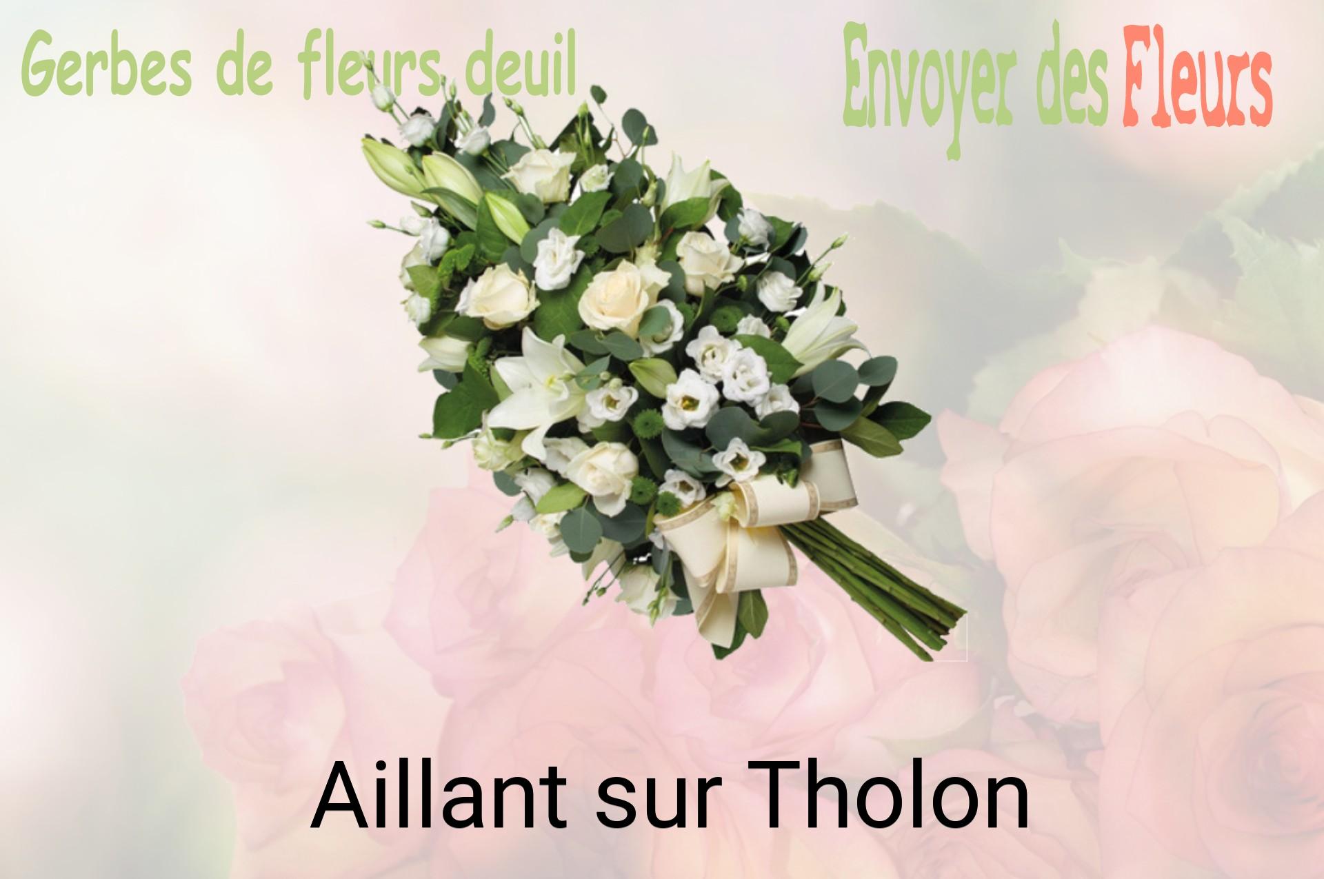 Gerbe de fleurs de deuil livrée à Aillant-sur-Tholon
